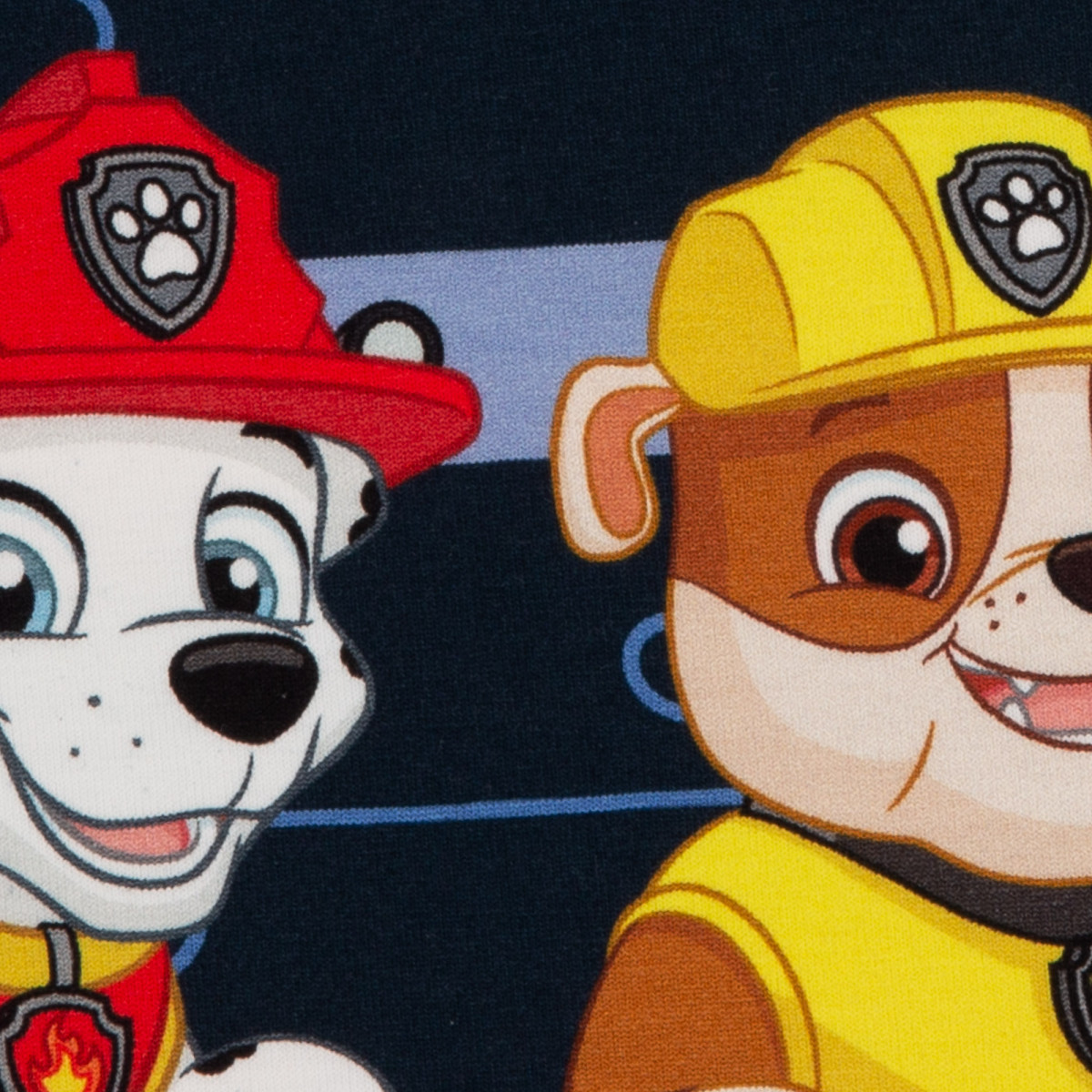 Jersey Panel Paw Patrol mit Sky, Rubble, Marshall und Chase (Lizenz)
